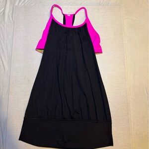 Black and Pink Racerback top Lululemon